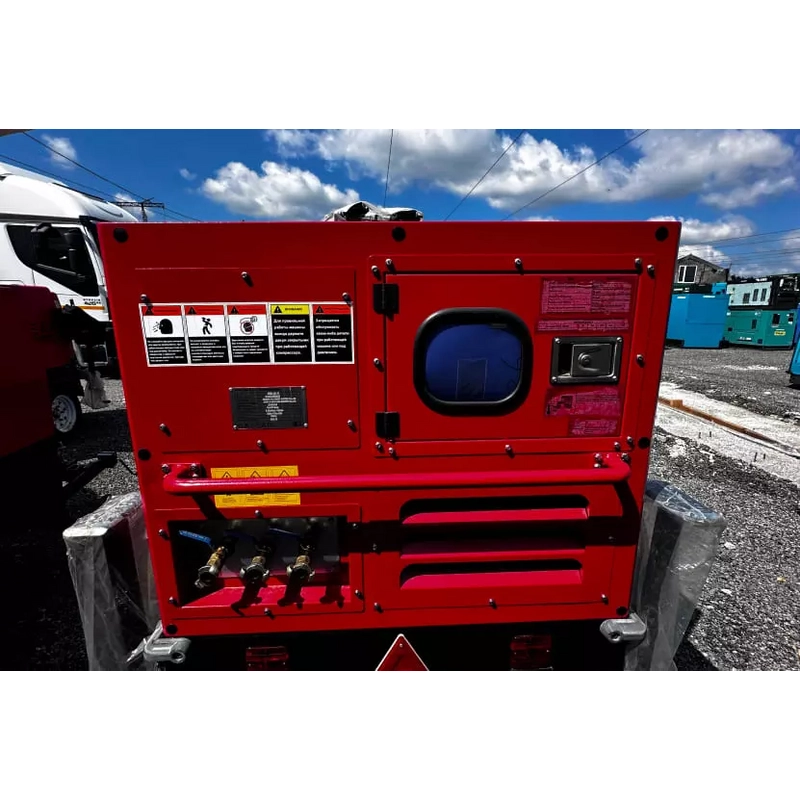 Дизельный компрессор BAYSAR UVSK 185-7D на шасси