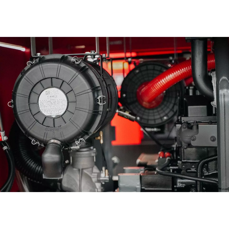 Дизельный передвижной компрессор BAYSAR DR400-12 на шасси