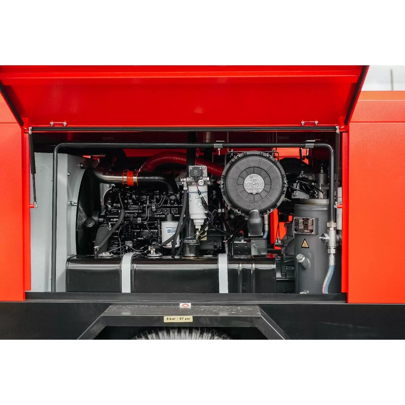 Дизельный передвижной компрессор BAYSAR DR400-12 на шасси