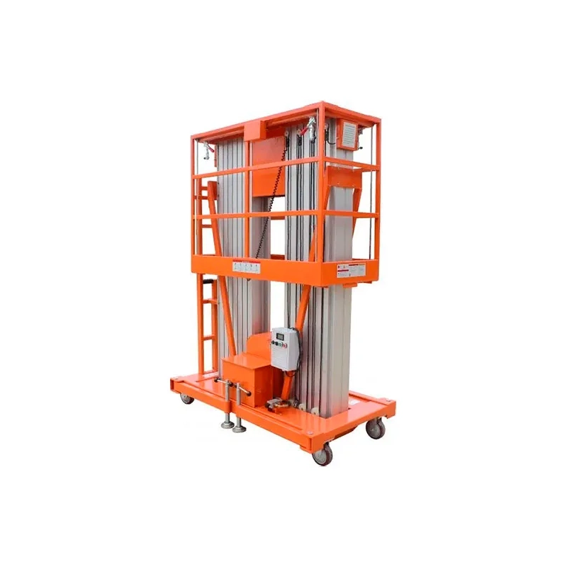 GROST Double Mast 200-8 AC/DC телескопический подъемник с питанием от сети и от аккумуляторов