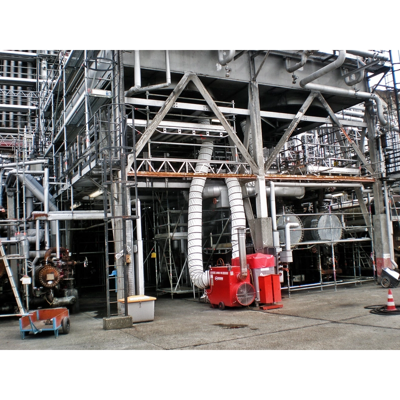 Тепловая пушка непрямого нагрева BIEMMEDUE JUMBO 110M в сборе (горелка RIELLO OIL RG3F+адаптер 2-ходовой под рукав 400 мм