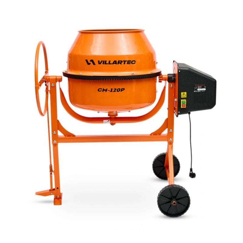 Бетоносмеситель электрический VILLARTEC CM 120C