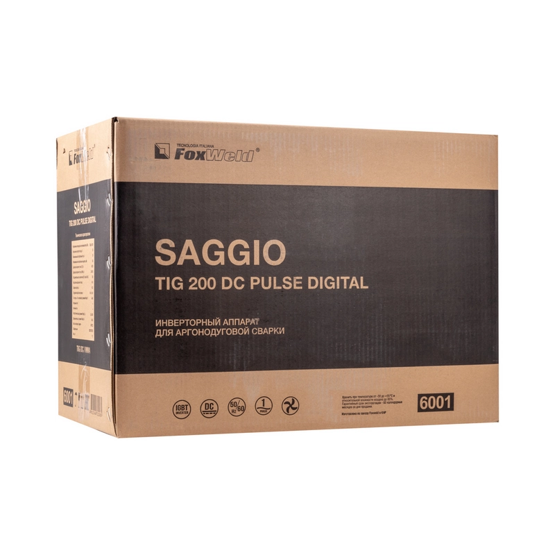 Аппарат аргонодуговой сварки Foxweld SAGGIO TIG 200 DC Pulse Digital (пр-во FoxWeld/КНР)