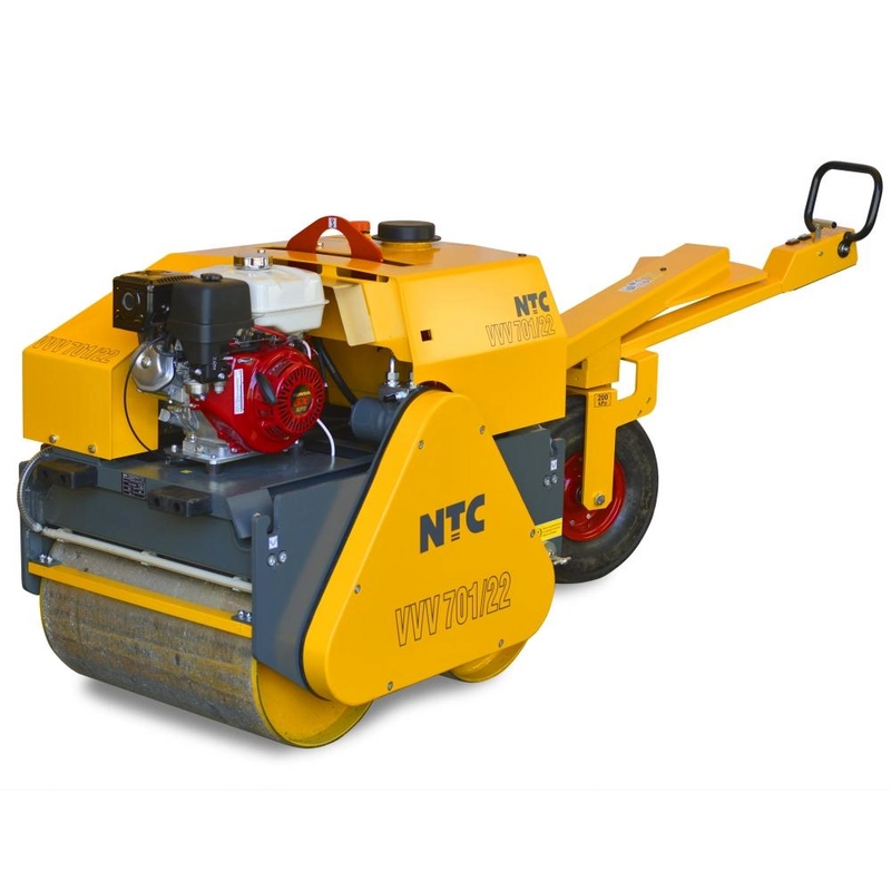 Двухвальцовый ручной виброкаток бензиновый NTC VVV701/22