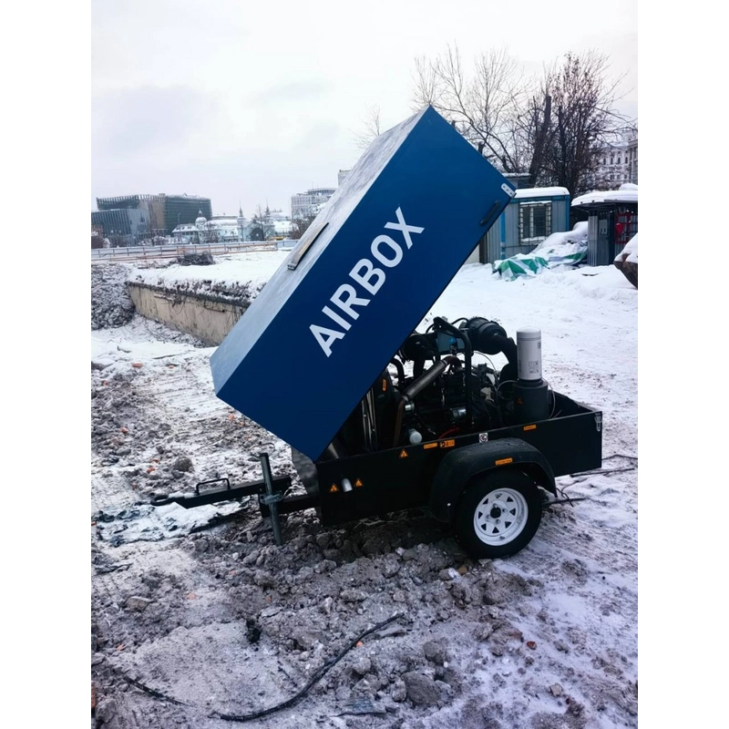 Дизельный компрессор Airbox ADS 175-7 на шасси