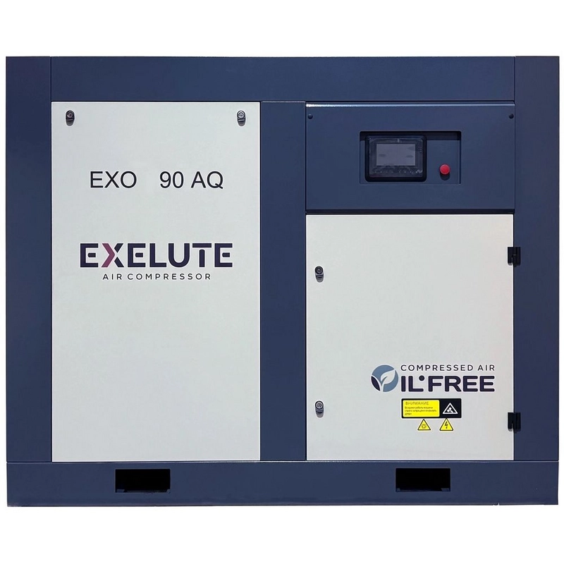 Винтовой компрессор безмасляный EXELUTE EXO 37/8A AQ