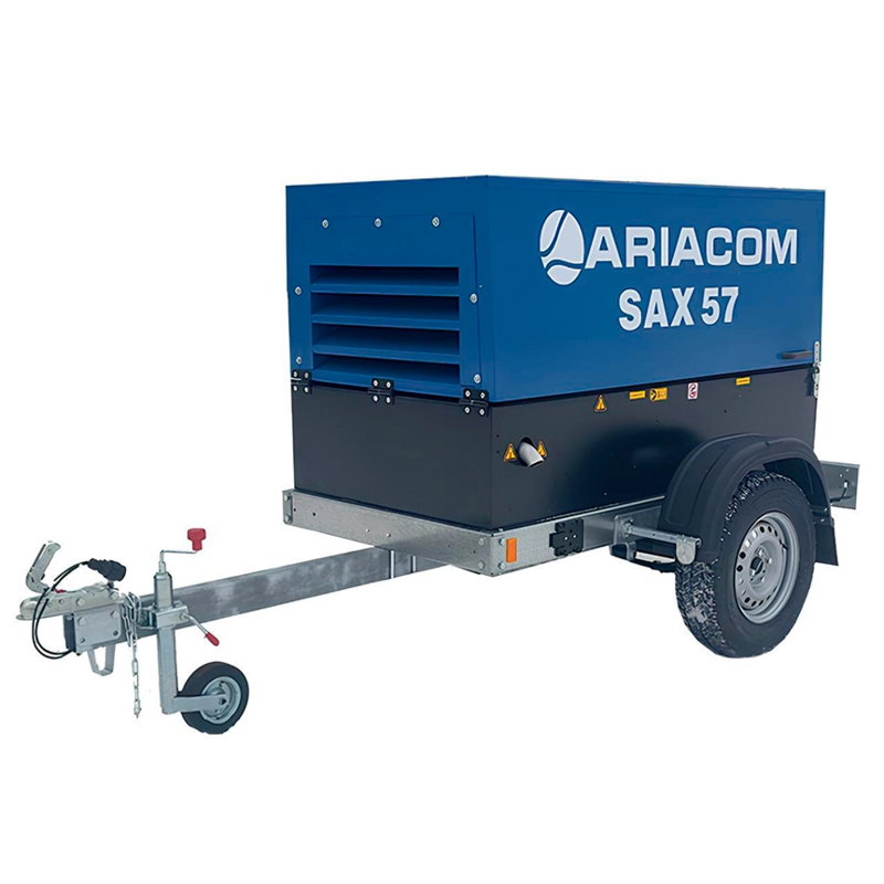 Винтовой компрессор ARIACOM SAX 57 на шасси