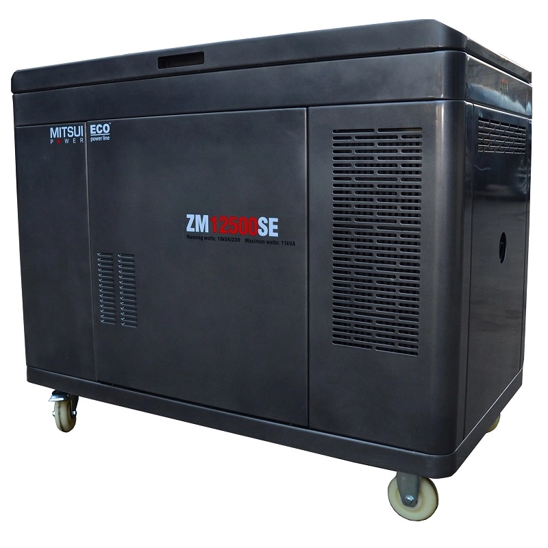 Бензиновый генератор Mitsui Power ZM 12500 SE в кожухе