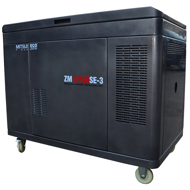 Бензиновый генератор Mitsui PowerZM 12500 SE-3 в кожухе