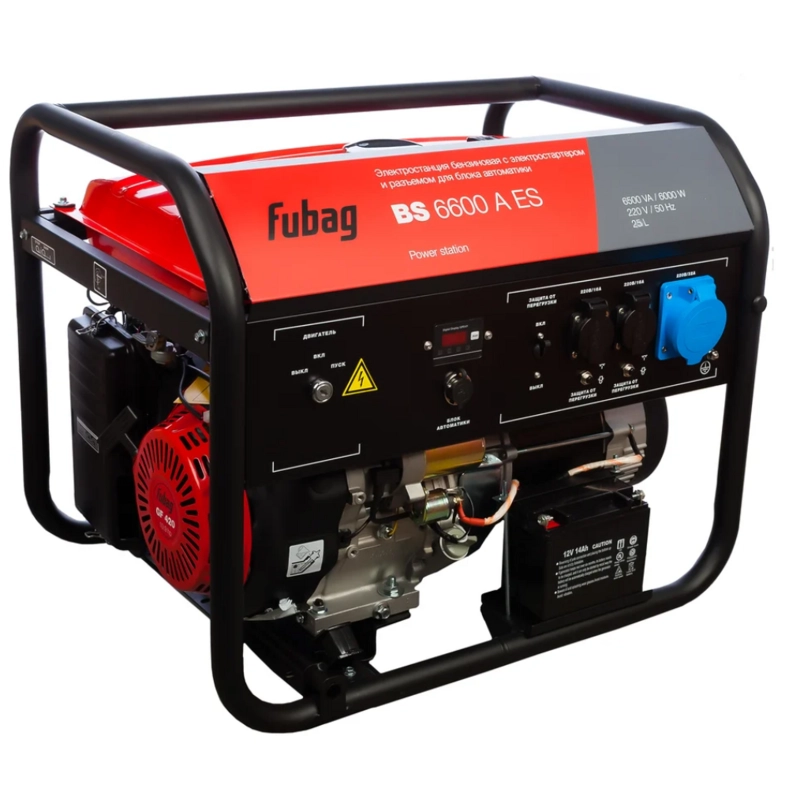 Бензиновый генератор Fubag BS 6600 A ES