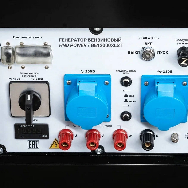 Бензиновый генератор HND GE 12000 XLST
