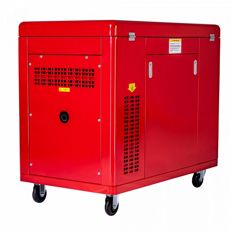 Бензиновый генератор HND GE 11000 XQST (в кожухе)