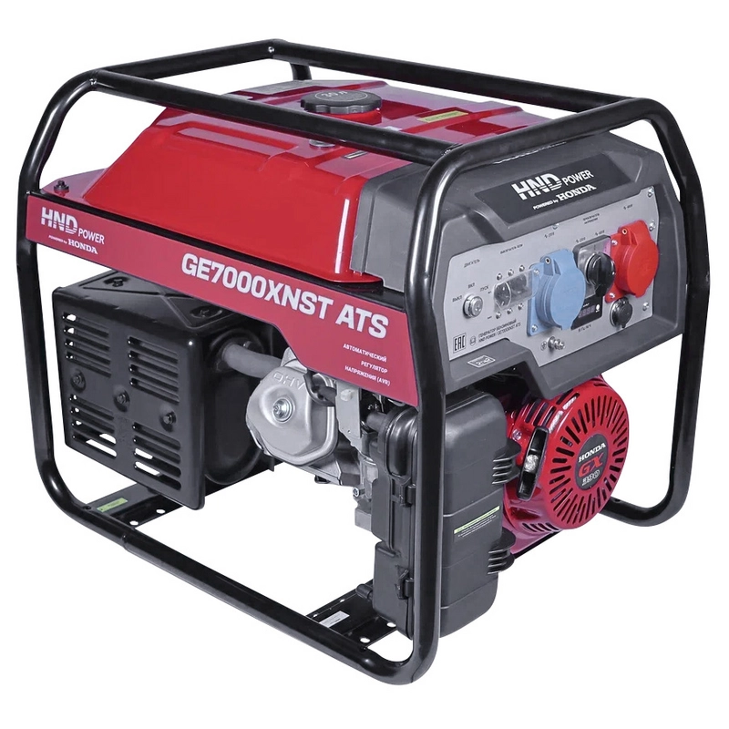 Бензиновый генератор HND GE 7000 XNST ATS