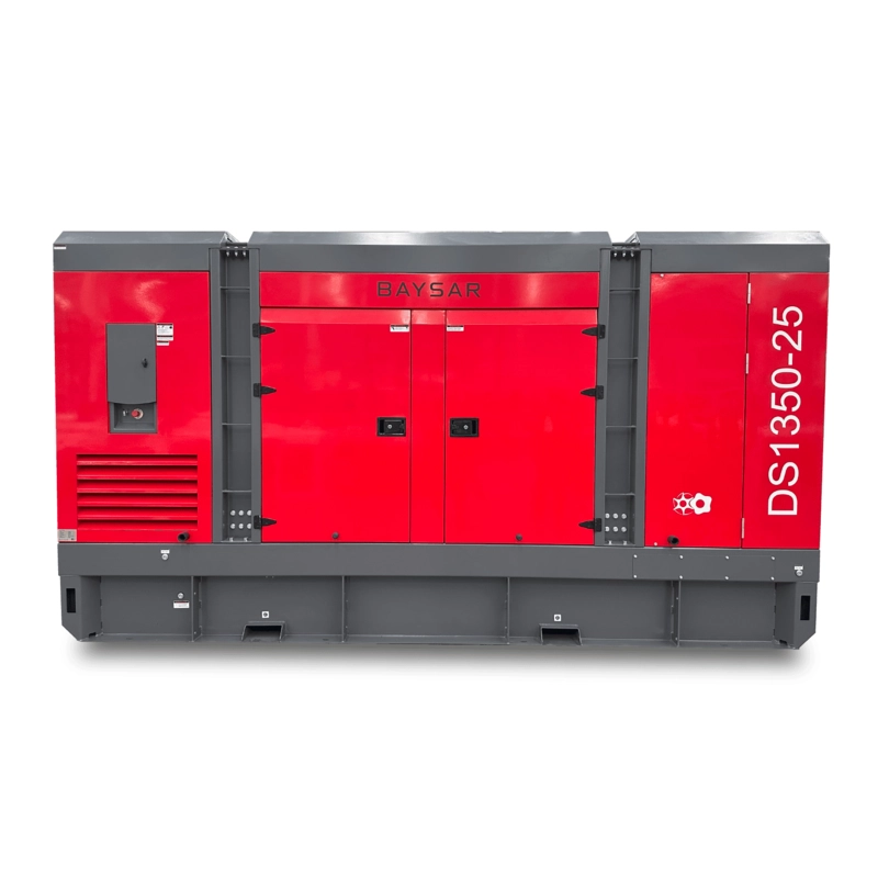 Дизельный компрессор с доохладителем BAYSAR DS1350-25 без шасси