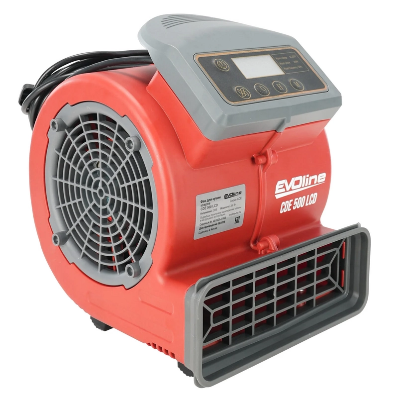 Фен для сушки ковров EVOline CDE 500 LCD