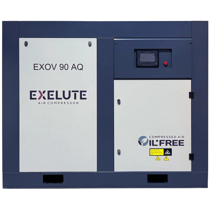 Винтовой компрессор безмасляный EXELUTE EXOV 185/10W AQ