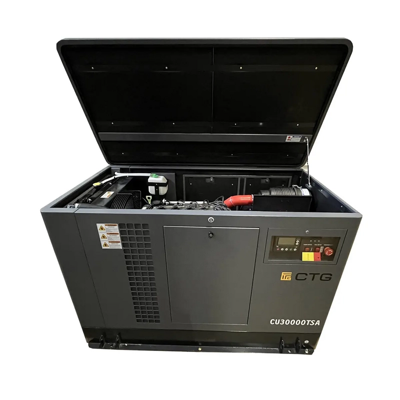 Гибридный генератор CTG CU30000SA в кожухе