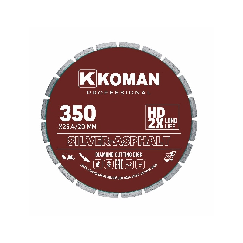 Диск алмазный Koman 350-0214 350 мм