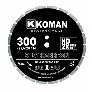 Диск алмазный Koman 300-0112 300 мм
