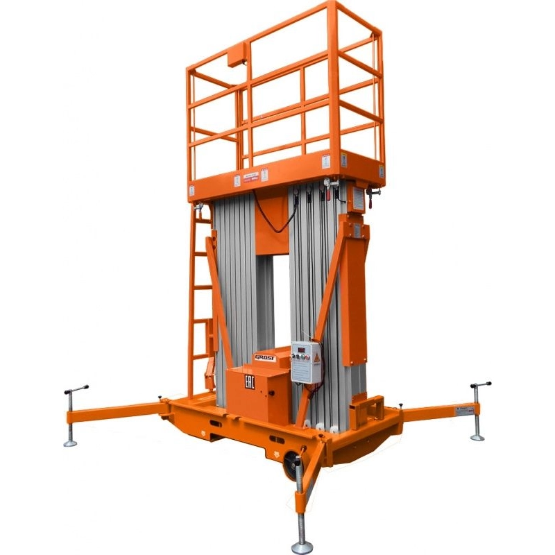 GROST Double Mast 200-8 AC телескопический подъемник с питанием от сети