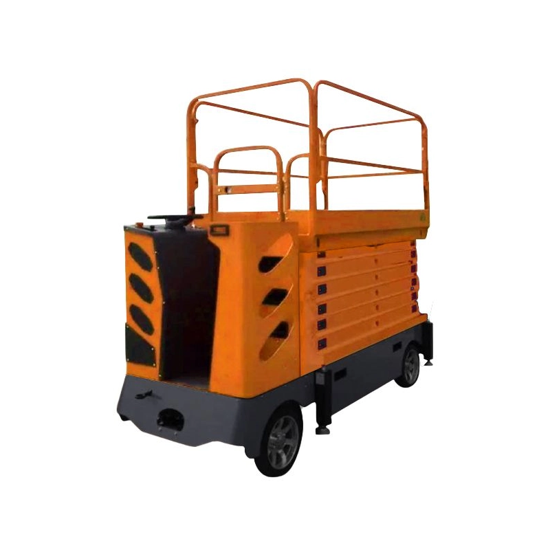 GROST Tower Automotive 500-9 с выдвижной платформой самоходный подъемник ножничного типа с питанием от аккумуляторов