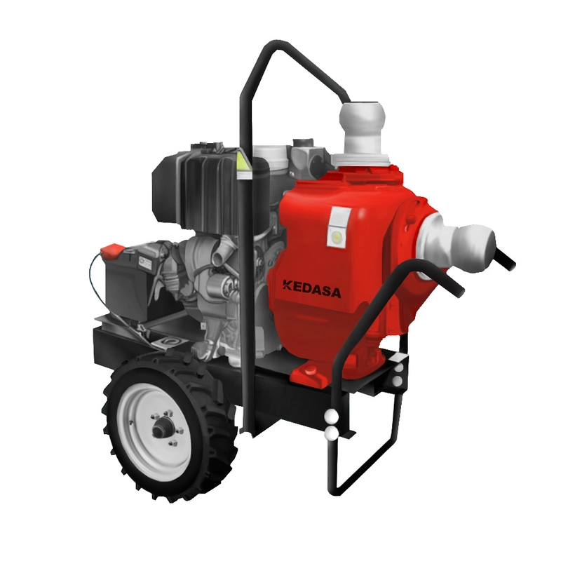 Мотопомпа дизельная Dagso RB220BGLD50+T