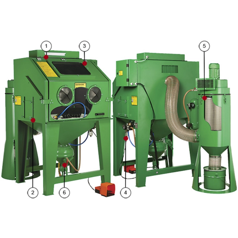 Пескоструйная камера напорного типа Contracor ECO-120 P