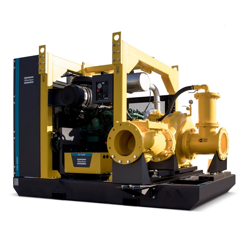 Мотопомпа дизельная Atlas Copco PAS 300HF 440 FSC01 G10 SKID